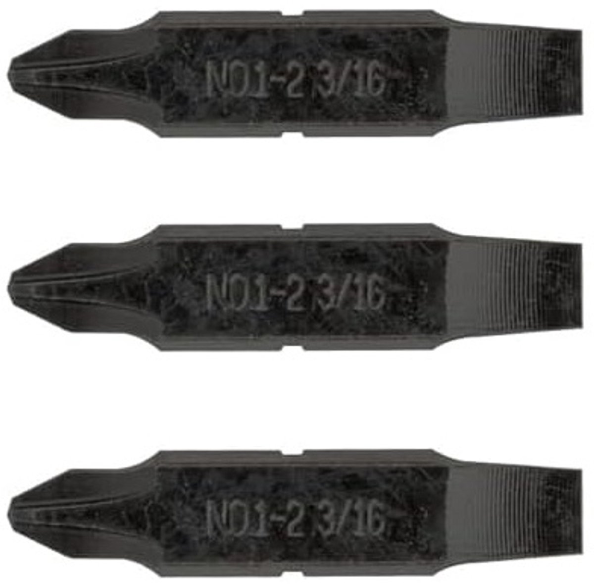Leatherman #1 & #2 Kreuzschroevendraaier-Bits - Voor Multi-Tools met verwisselbare Bithouder, Inclusief 4,76 mm Platter Schroevendraaierbits