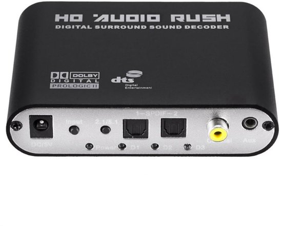 Audio Decoder Versterker - Geluidsdecoder Converter - Home Cinema Geluid - 5.1 Kanaals Audio — afbeelding 5