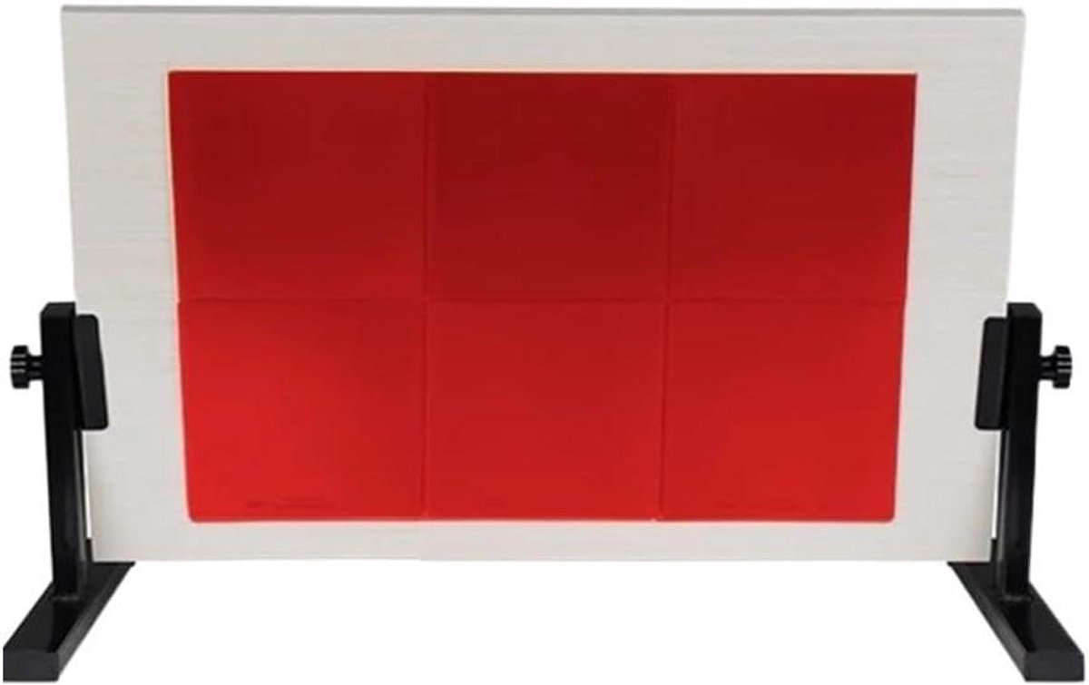 Tafeltennis Rebound Board - Ping Pong Trainer - Solo Training - Verstelbare Hoek - 60 x 40 cm - Zwart