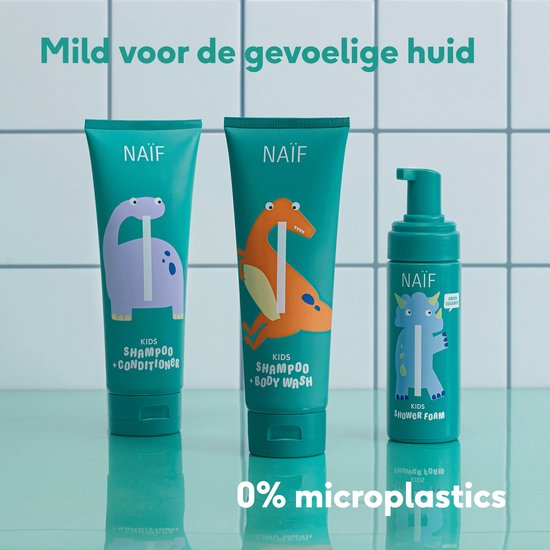 Naïf Kids - 2-in-1 Shampoo en Body Wash - 2x250ml van Merkloos — afbeelding 4