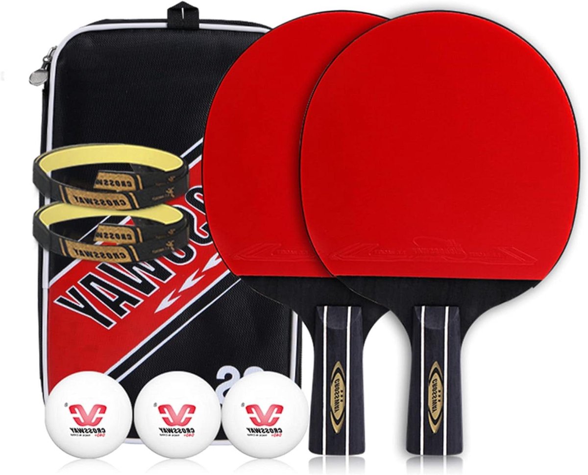 Tafeltennisrackets Set - Pingpong Bats - Familie Spel - Vijflaags Hout - 2 Stuks - Niet Gespecificeerd