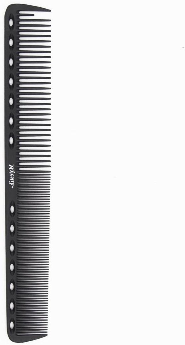 Professionele Kam - Koolstofvezel Kam - Haar Styling - Antistatisch Hittebestendig - 19 cm - Zwart