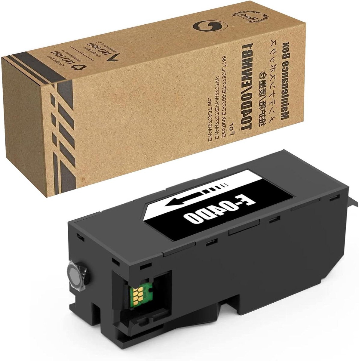 Inkt Onderhoud Cartridge - Afvalinkt Opvangtank - Printer Onderhoud - Nieuwste Slimme Chip - 1 Stuk - Zwart