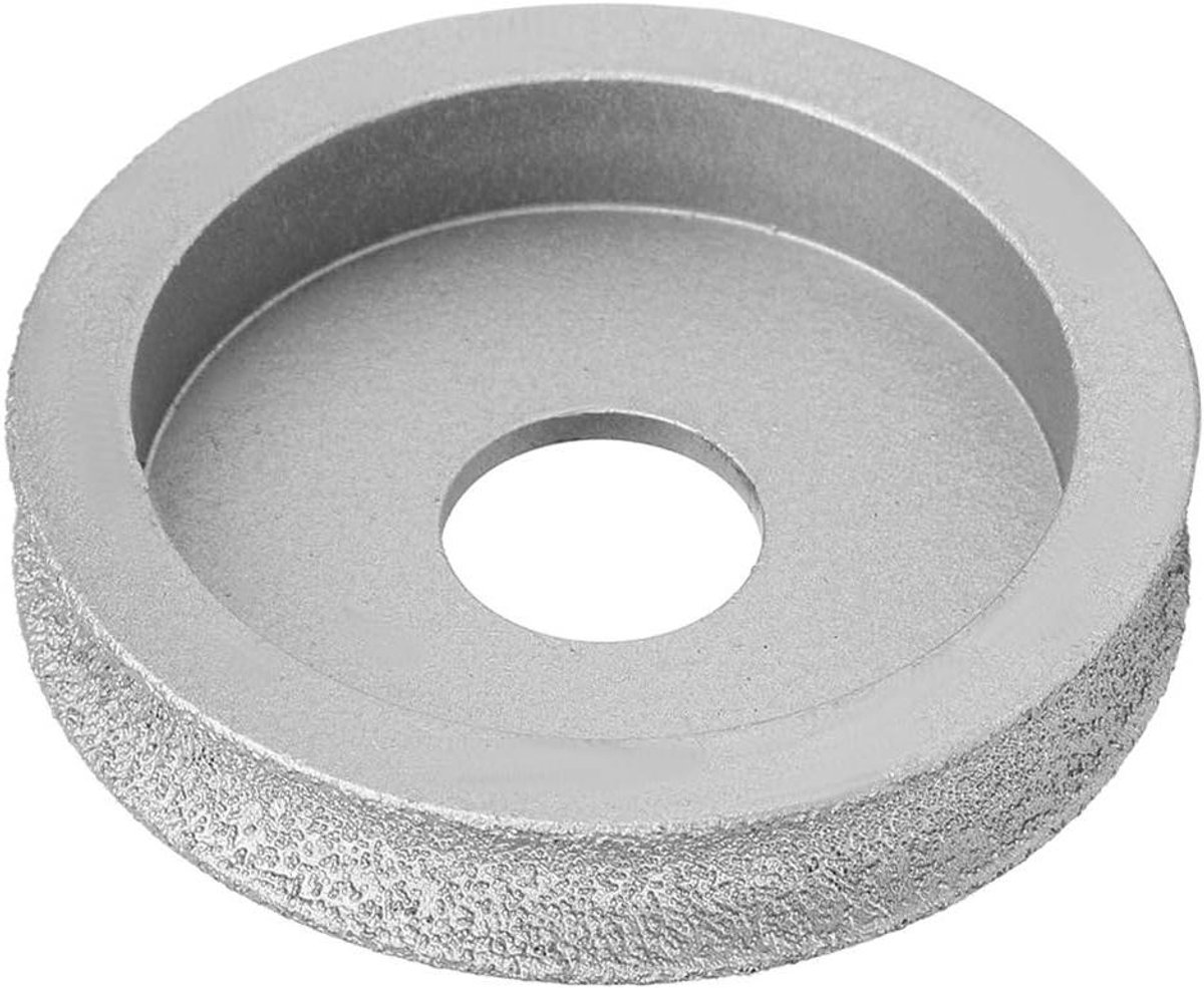 Diamant Slijpschijf - Concave Schuurwiel - Materiaal Bewerken - Gesoldeerd Diamant - 73 cm Buitendiameter - Zilverkleurig