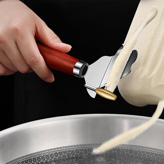Pastasnijder Keuken - Pastamachine Handmatig - Verse Pasta Maken - Roestvrij Staal - 8.1x6.8x11.5 cm - Zilver — afbeelding 3
