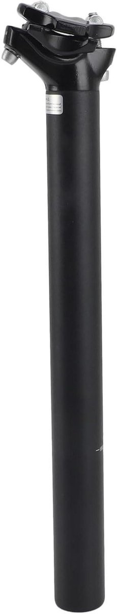 Fietszadelpen Aluminium - Zadelbuis Vervanging - Comfortabel Fietsen - Verstelbare Hoek - 316x350mm - Zwart