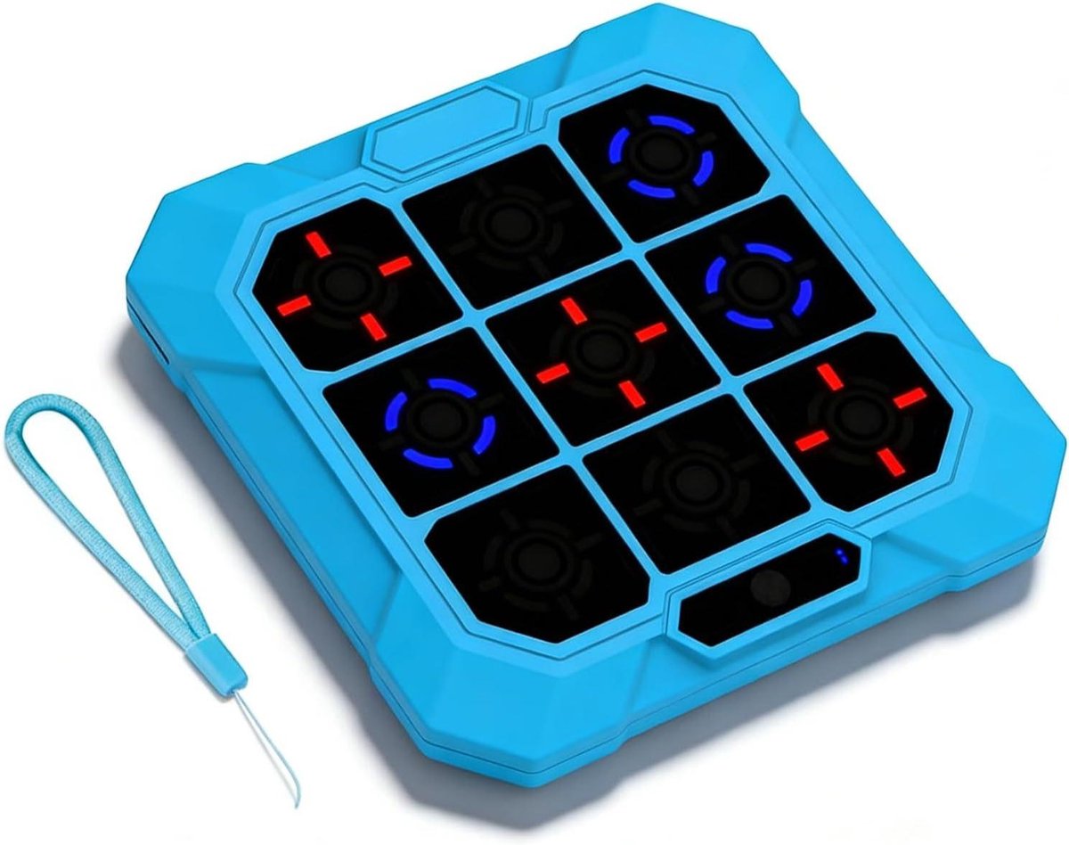 Tic Tac Toe Spel - Handheld Game - Cognitief Entertainment - 6-in-1 Spelmodi - 13 x 10 x 2 cm