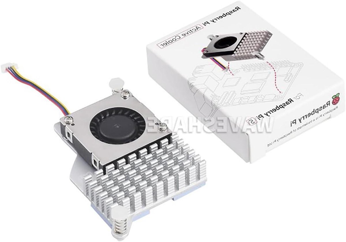Raspberry Pi Active Cooler - CPU Koeler - Computer Koeling - Temperatuur Gestuurde Ventilator