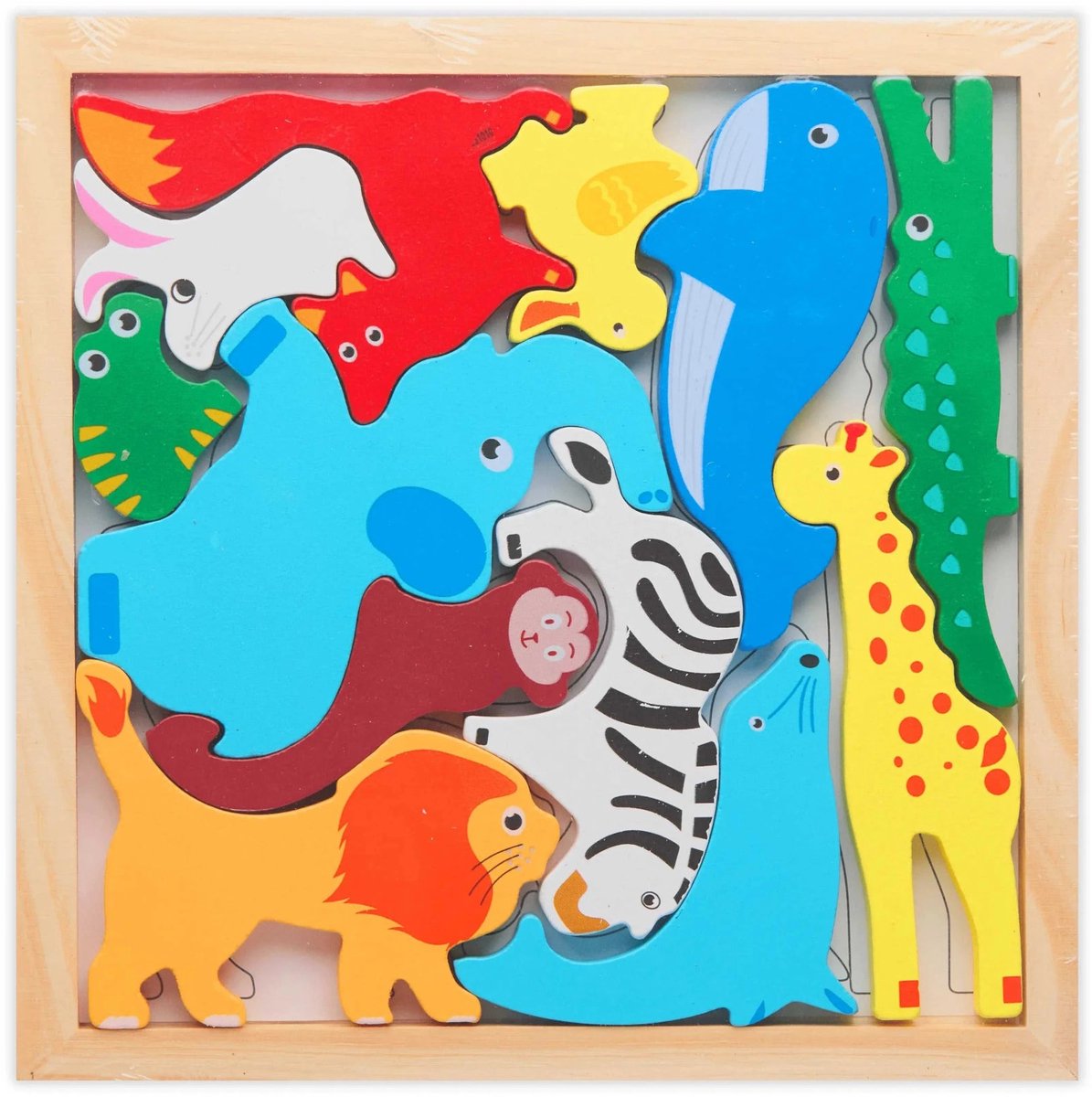 3D Puzzel Balansspel Dierentuin - Puzzel