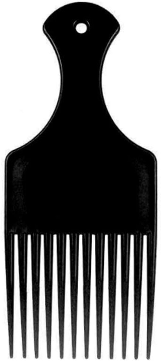 Afro Hair Comb - Grote Haar Kam met Handvat - Haarstyling Tool voor Vrouwen en Mannen