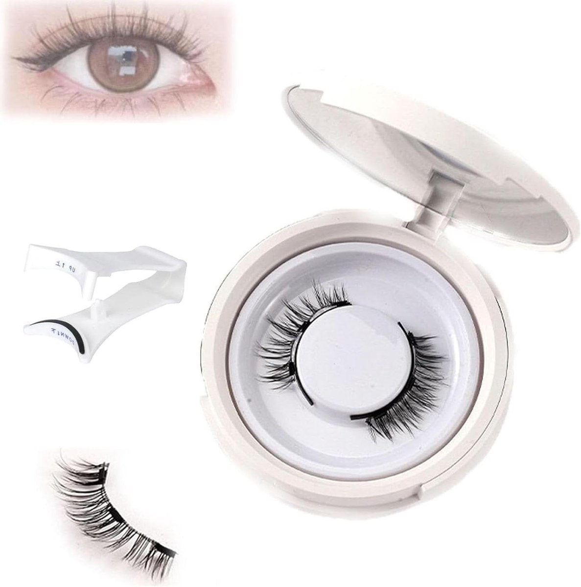 Magnetische Wimpers - Valse Wimpers - Make-up Aanbrengen - Zonder Lijm - Natuurlijke Look - Zwart