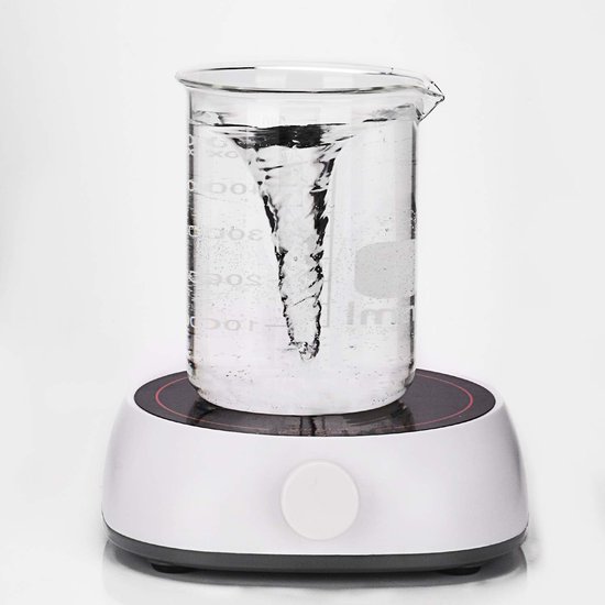 Mini Magnetische Roerder - Magneetroerder Lab - Vloeistoffen Mengen - Traploos Instelbaar - 2L Capaciteit - Wit van MINI — afbeelding 2