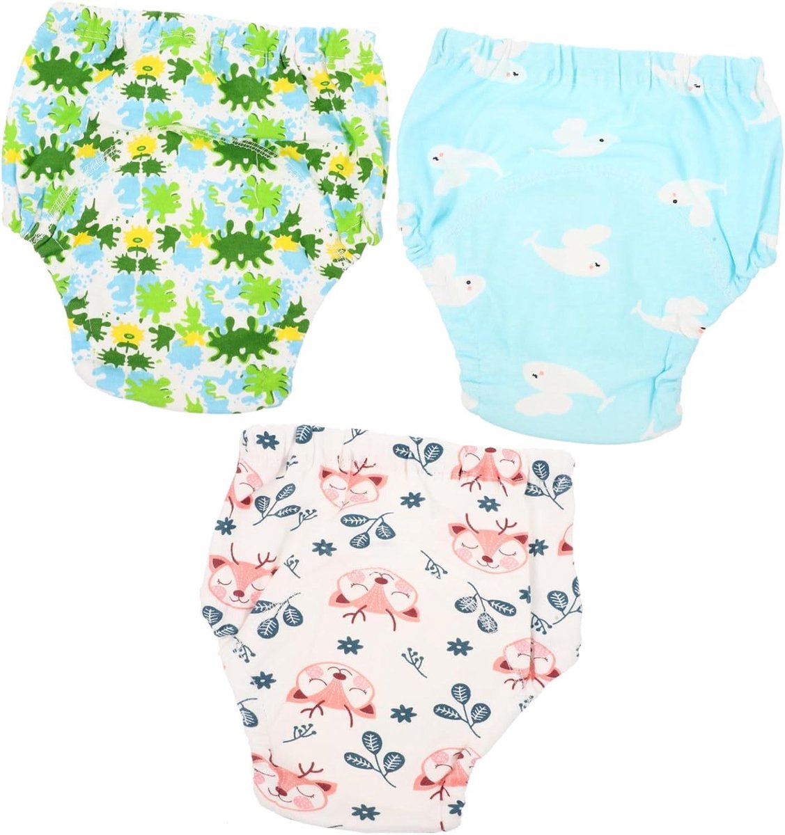 Trainingsbroekjes Babyluiers - Zwemluiers Babybroekjes - Zindelijkheidstraining - Ademend Waterdicht - 19 x 18 x 1 cm - Gemengde Kleur