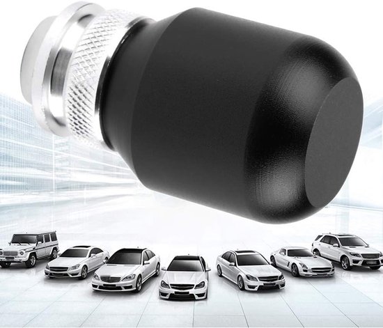 Ronde Versnellingspook - Schakelknop Auto - Auto Interieur Upgraden - Universele Montage - 10 cm Diep - Zwart — afbeelding 4