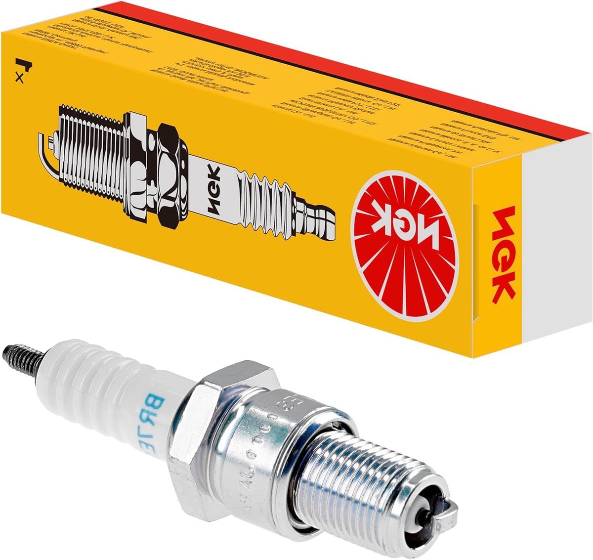 Bougie - Ontstekingsplug - Motor Laten Draaien - Optimale Warmteafvoer - 14mm x 1.25mm - Geel