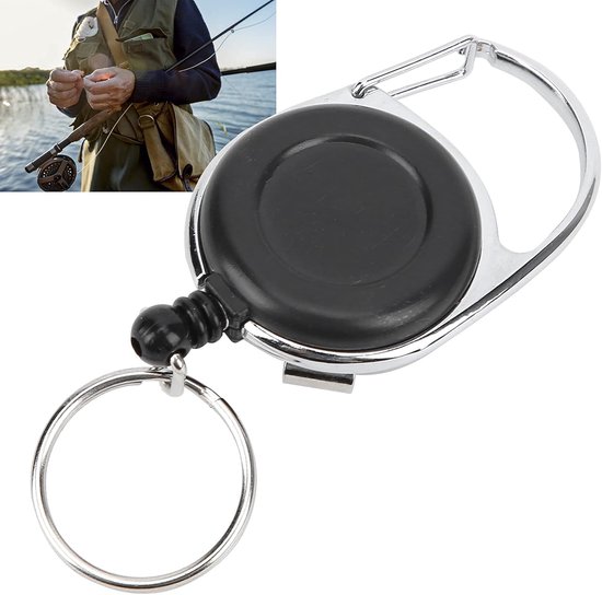 SnelShoppen - Vliegvissen Roller Retractable Staal Draad Visgereedschap Visspelclip Vliegvissen Hengelsport Accessoires van Snelshoppen — afbeelding 5