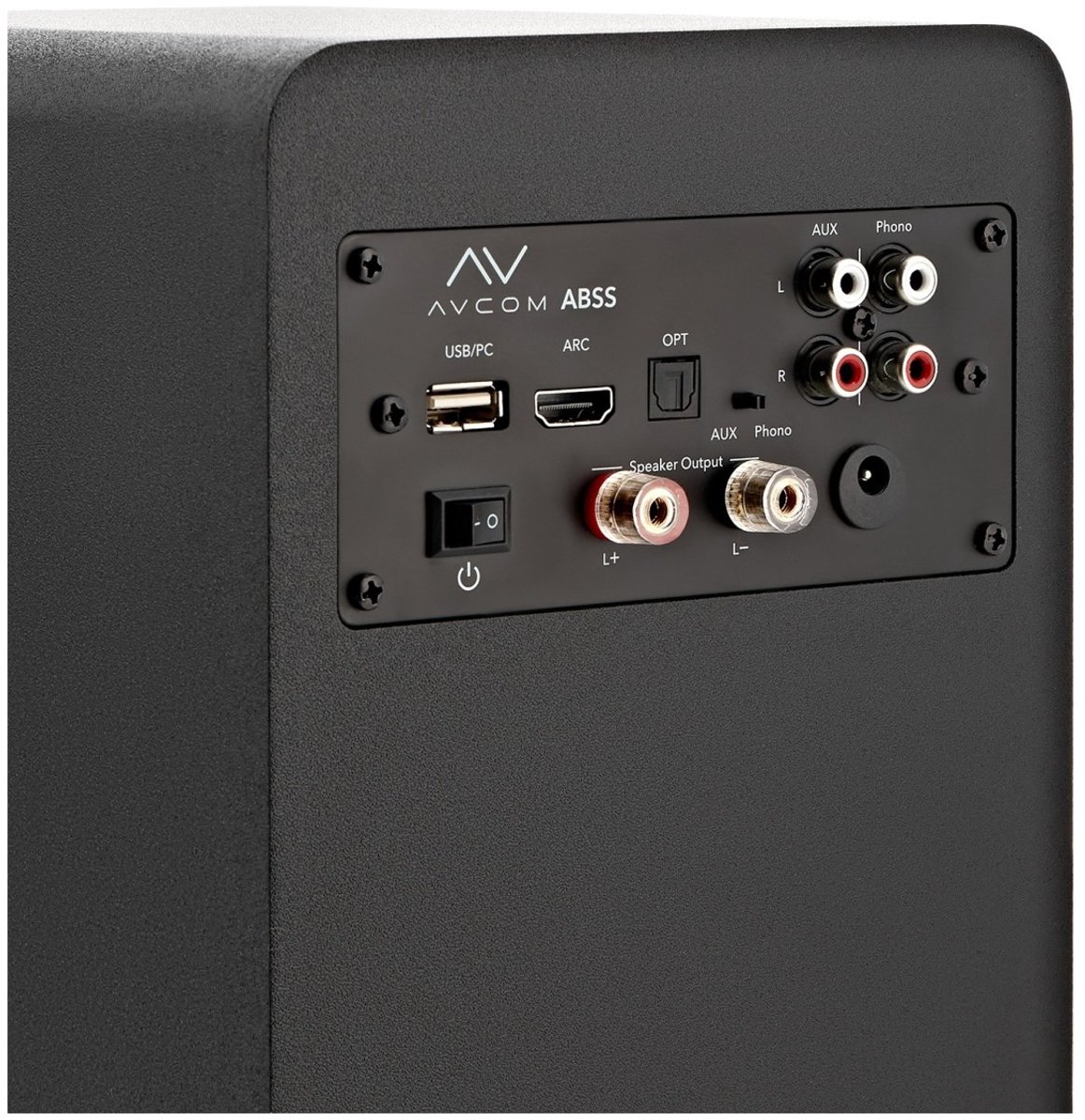 AVCOM Koffer Draaitafel met Actieve Luidspeakers, Groen & Zwart