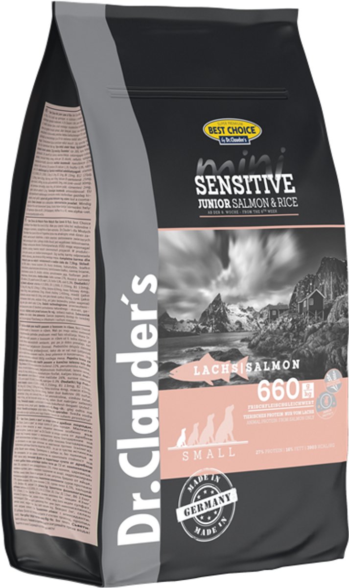 Dr. Clauder's Dr. Clauder's Best Choice Mini Junior - Zalm & Rijst - 2 kg