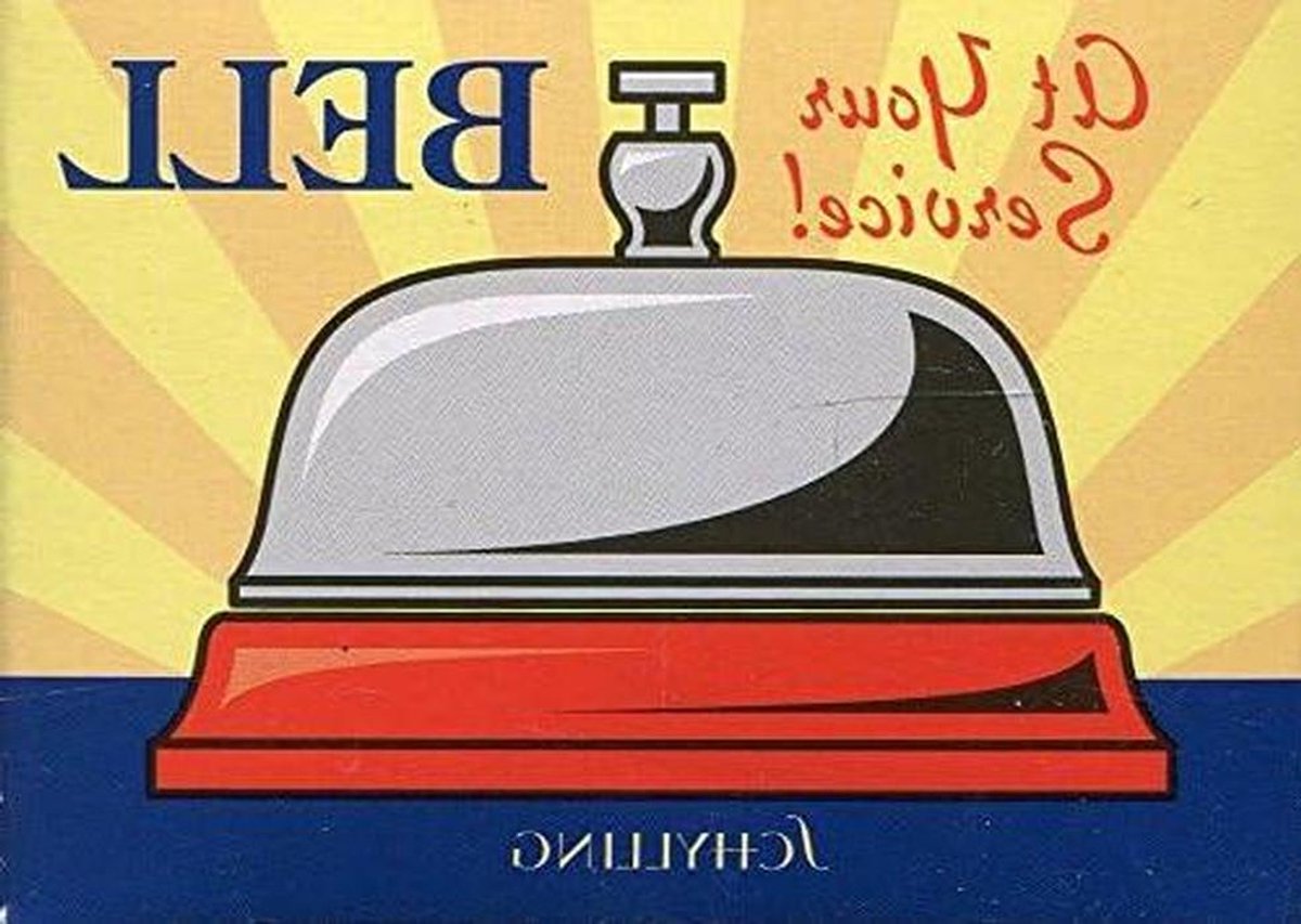 Service Bel - Diensten Bel - Aanvraag Service - Klassiek Geluid - 8 cm - Metaal