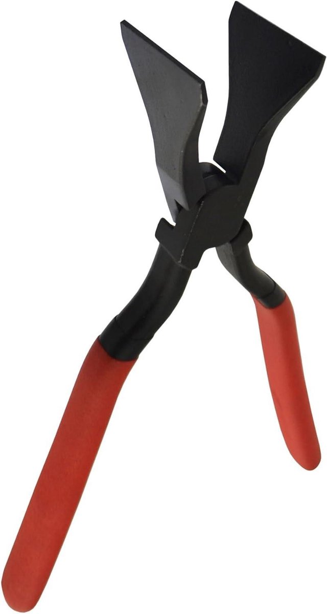 Platte Lassen Pliers - Metaal Klem - Plaatmetaal Buigen - Brede Platte Kaak - 280mm Lengte - Grijs