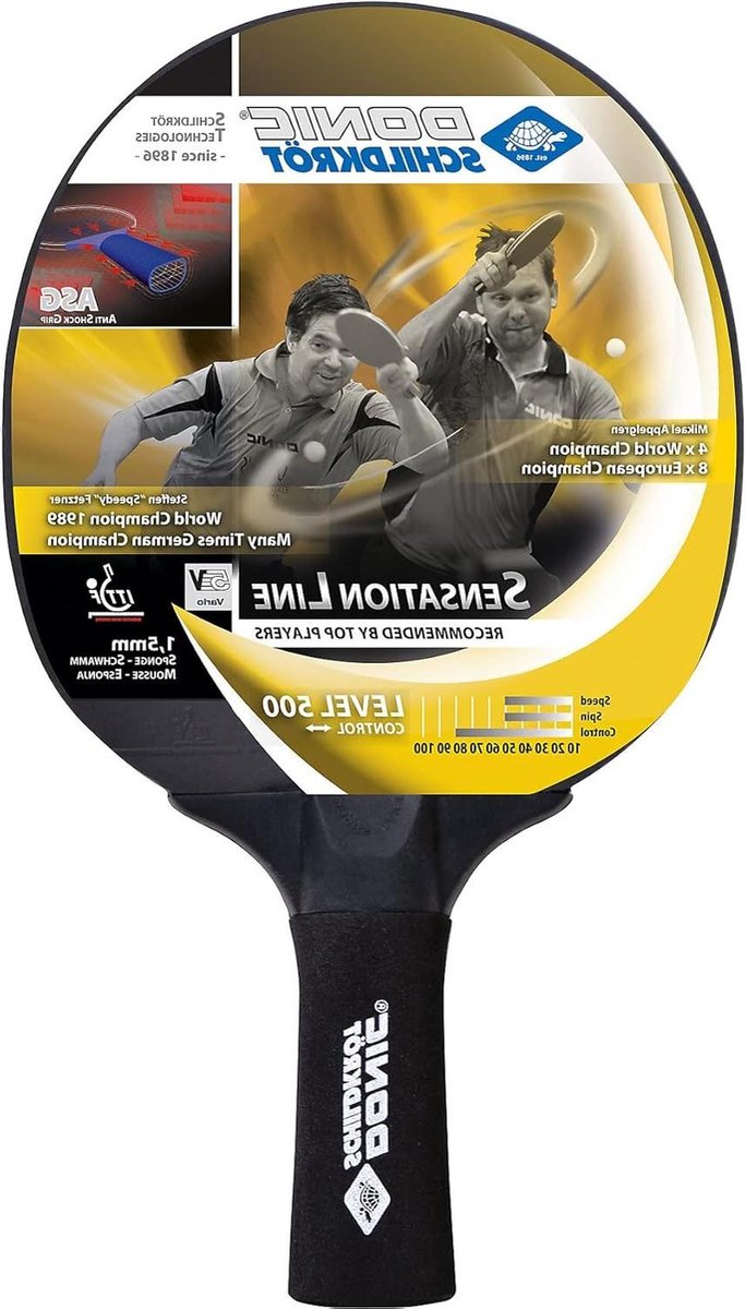 Tafeltennisbat - Sensation Line - Balcontrole Verbeteren - ASG Anti-Shock Handvat - 1.5 mm Sponge - Niet gespecificeerd