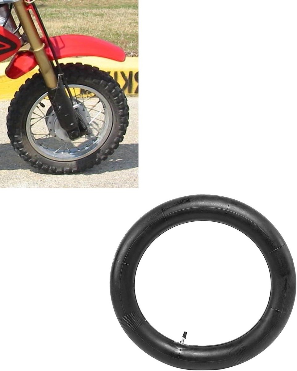 Motorfiets Binnenband - Reserve Band - Off-road Rijden - Hoge Demping - 80/100-10 - Zwart