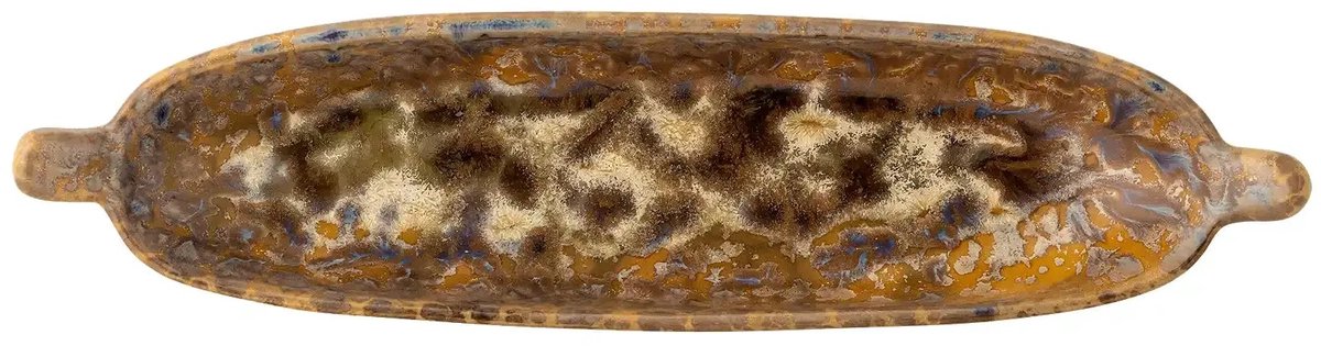 Bloomingville – Schaal aardewerk bruin Milani – 5.0 x 3.5 x 23.5 cm
