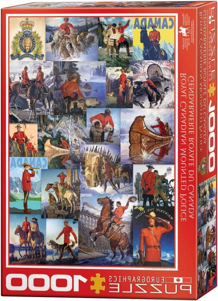 Eurographics 6000-0777 "RCMP Collage" Puzzel (1000-Stuk)
