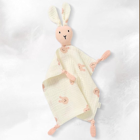 Comfortabele kinderhanddoek - katoenen veiligheidsdeken, ademende rustgevende handdoek - Mooie katoenen veiligheidsdeken voor jongens en meisjes — afbeelding 3