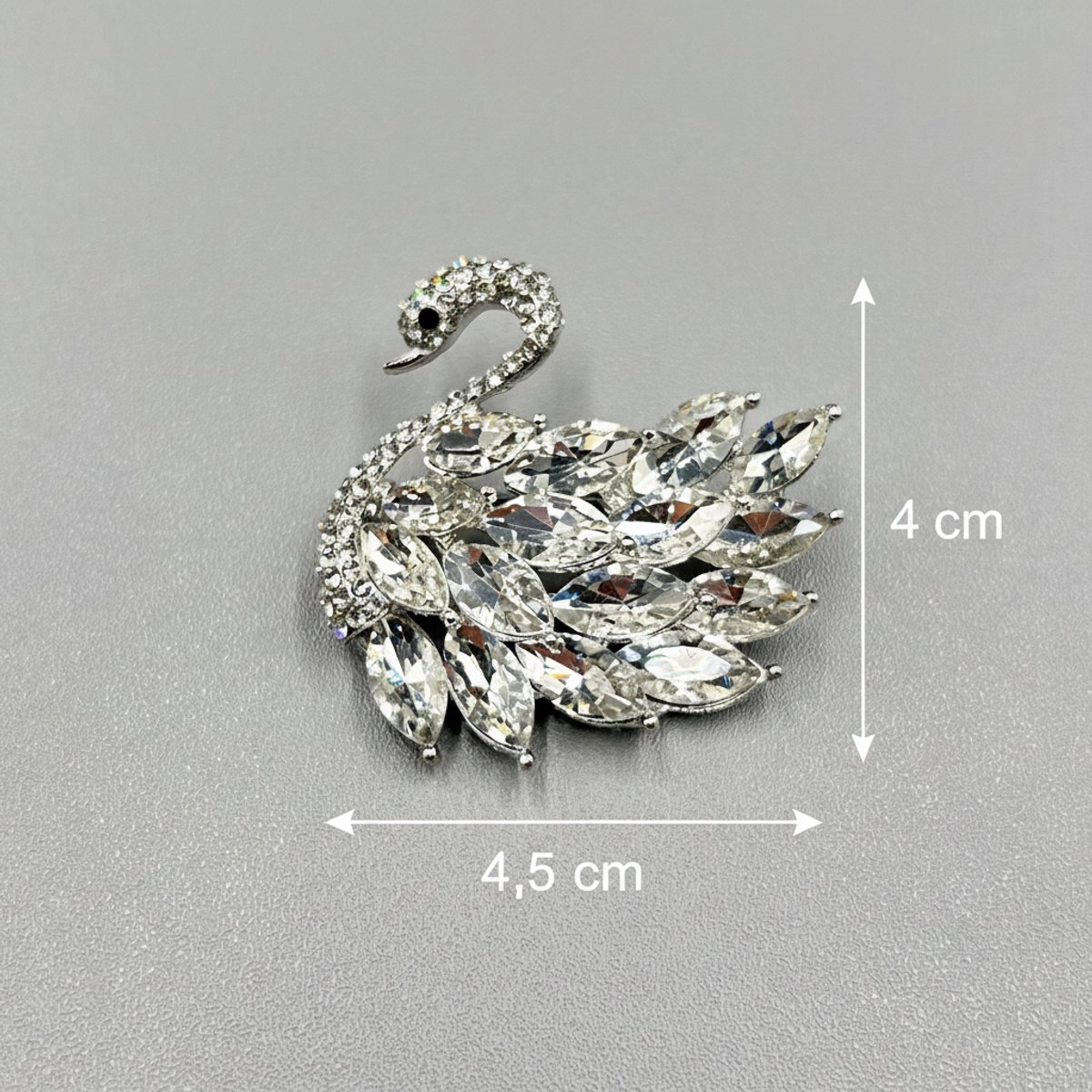 Broche - Elegante Broche met Kristallen | Twinolo