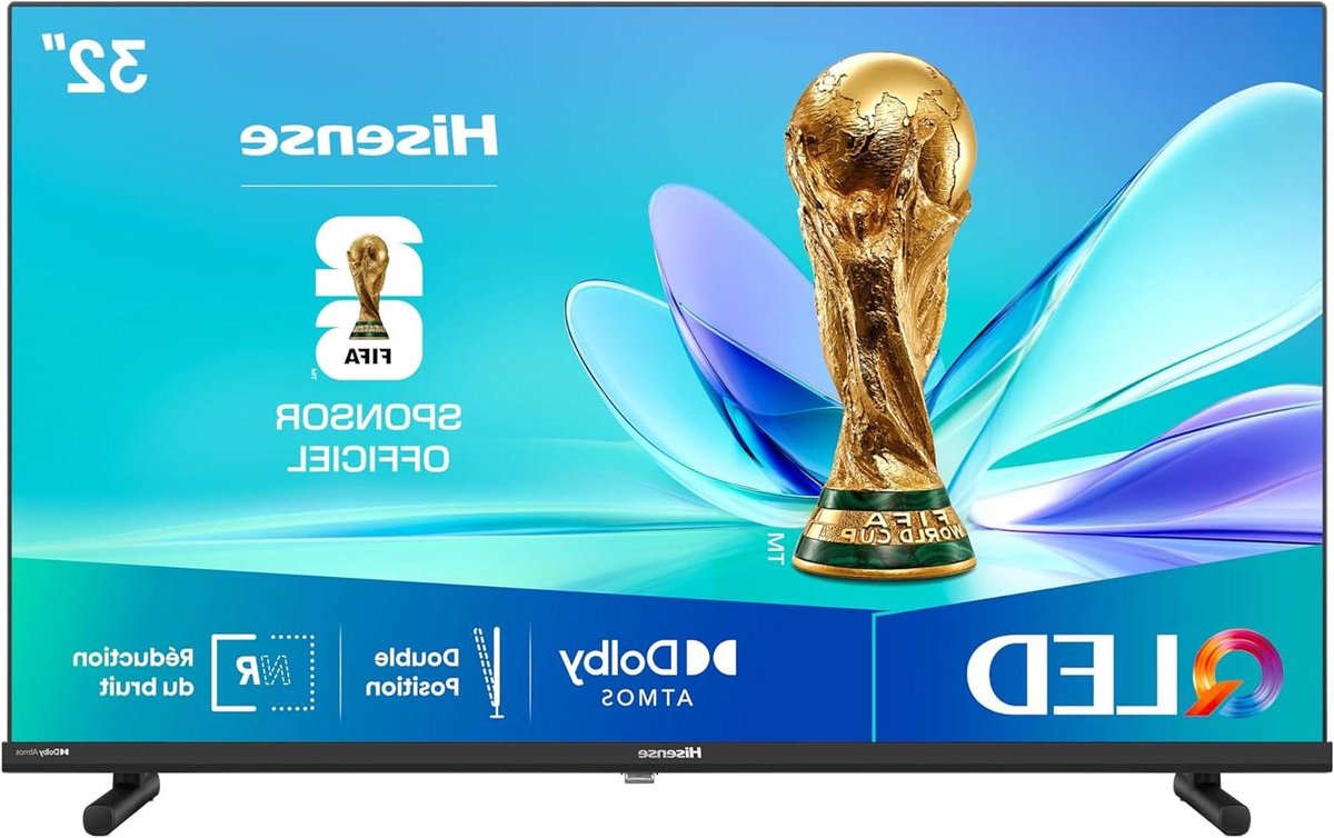 Smart TV - QLED Televisie - Film Kijken - Quantum Dot Kleuren - 32 Inch - Antraciet