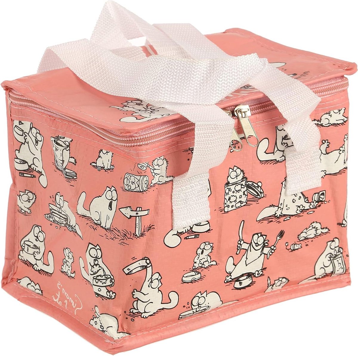 Koeltas Kattenprint - Lunchtas - Verse Lunch - Duurzaam Materiaal - Rechthoekig - Meerkleurig