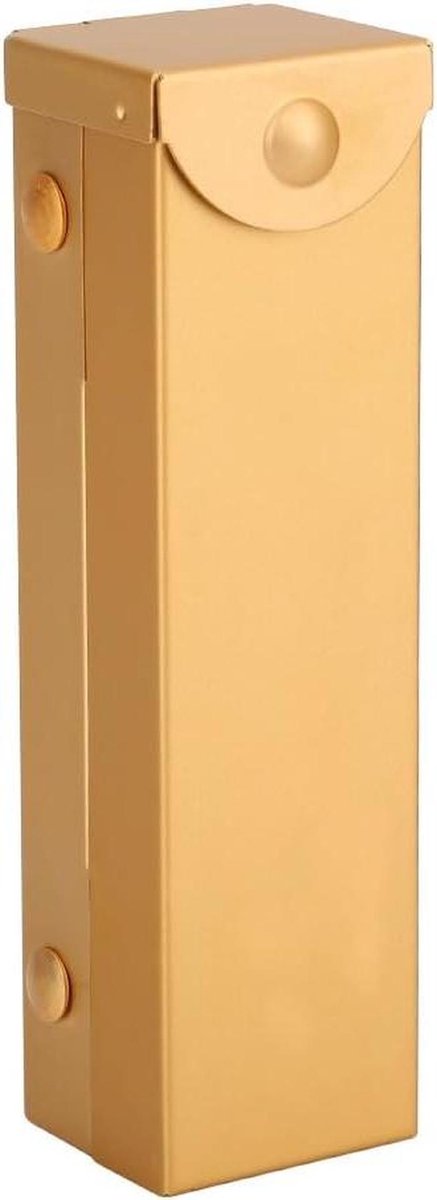 Dobbelstenen Set - Spel Accessoires - Tafelspellen - Aluminium Legering - 5 Stuks - Goud