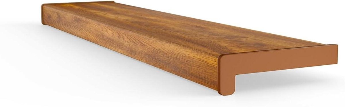 Vensterbank PVC - Vensterplank Binnen - Woonkamer Decoratie - Onderhoudsvriendelijk Robuust - 20 x 140 cm - Eiken Goud