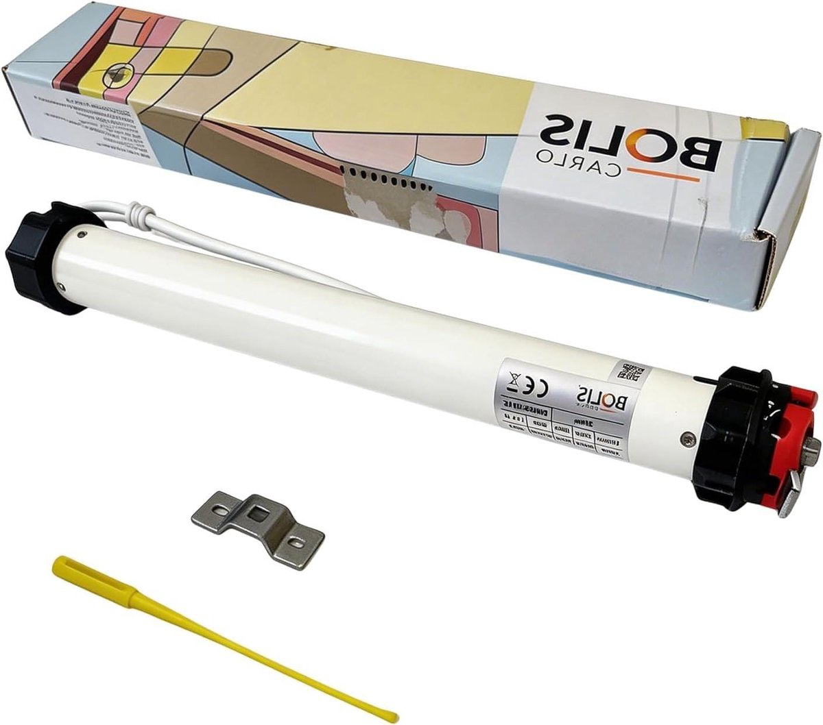 Buis Motor - Rolgordijn Motor - Automatisch Bediening - Stil en Robuust - 20 Nm - Zilver