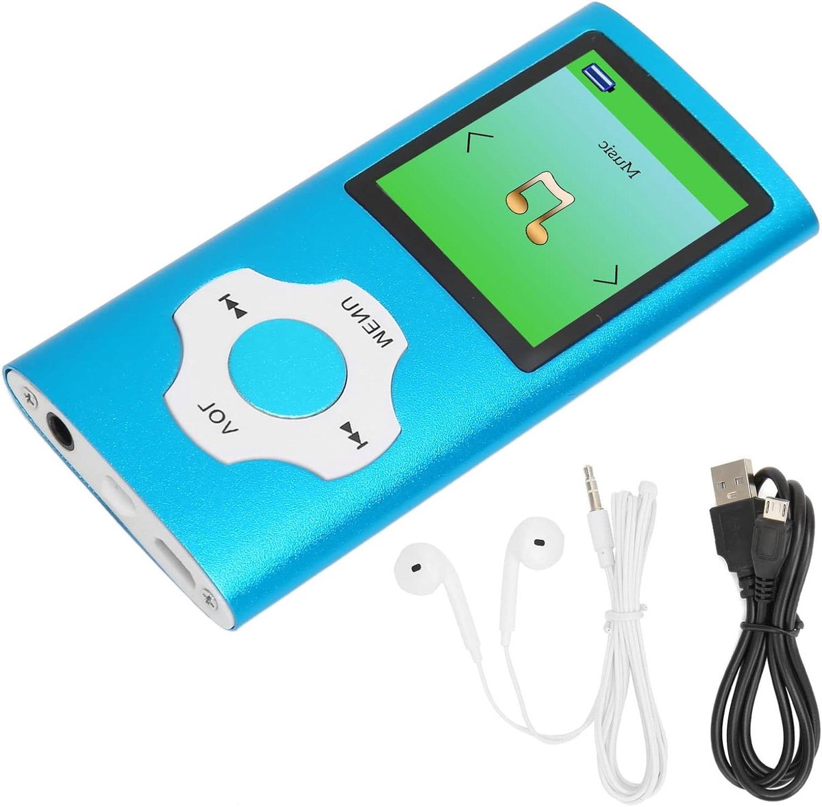 Draagbare Mp3-speler - Muziekspeler Recorder - Muziek Luisteren - Lossless Geluid - 18 Inch Scherm - Roze