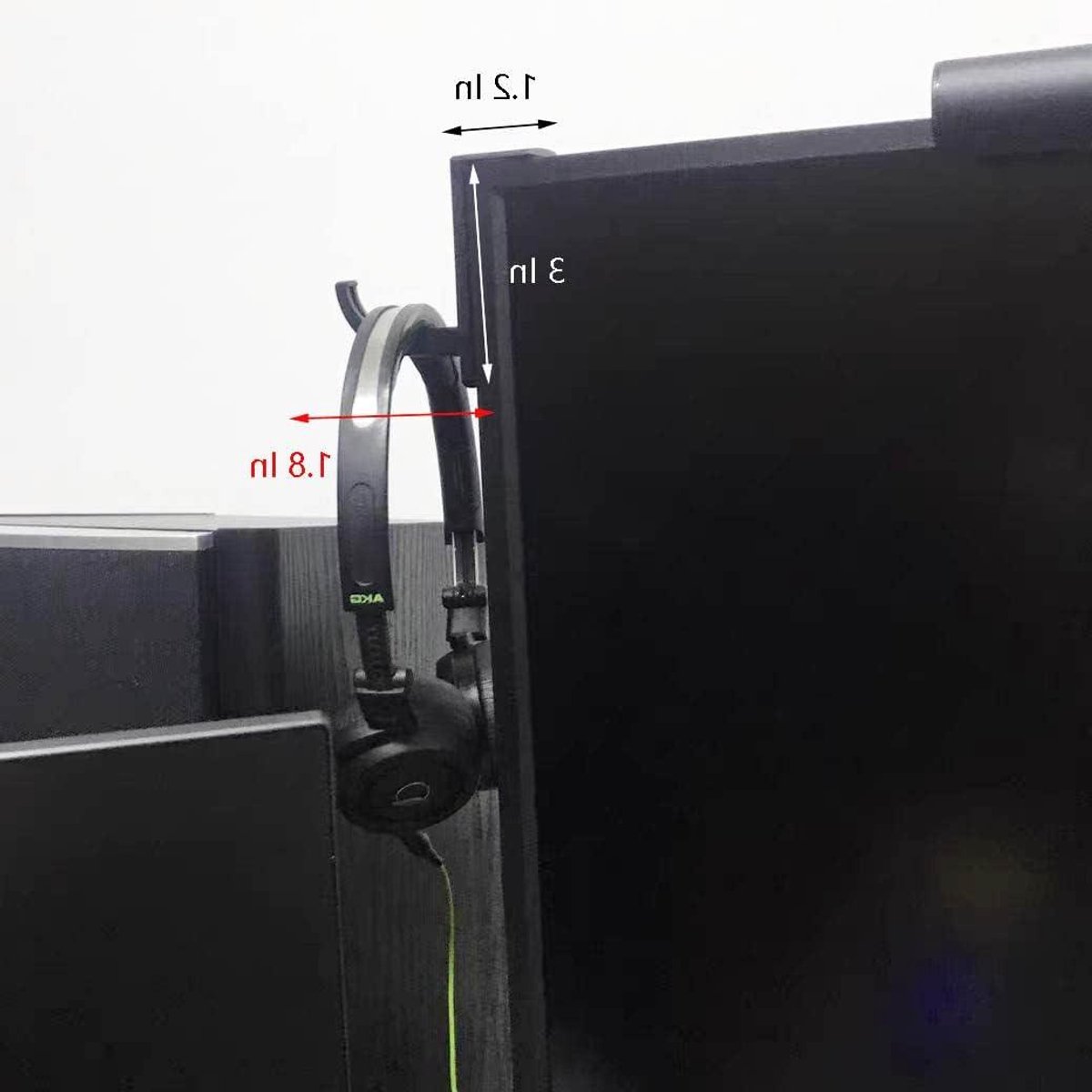 Hoofdtelefoon Houder - Headset Haak - Bureau Organisatie - Antislip Siliconen - 4 Stuks - Zwart