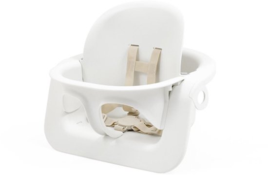 Stokke Steps Kinderstoel - Bundel met babyset, veiligheidstuigje en tray - White/Natural van Merkloos — afbeelding 5