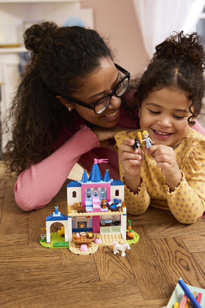 LEGO® ǀ Disney Princess Assepoesters Kasteel met Dierenvriendjes - Bouwspeelgoed voor Kinderen met Assepoester en 4 Dieren - 43283 — cadeau in Spellen & Speelgoed - foto 2
