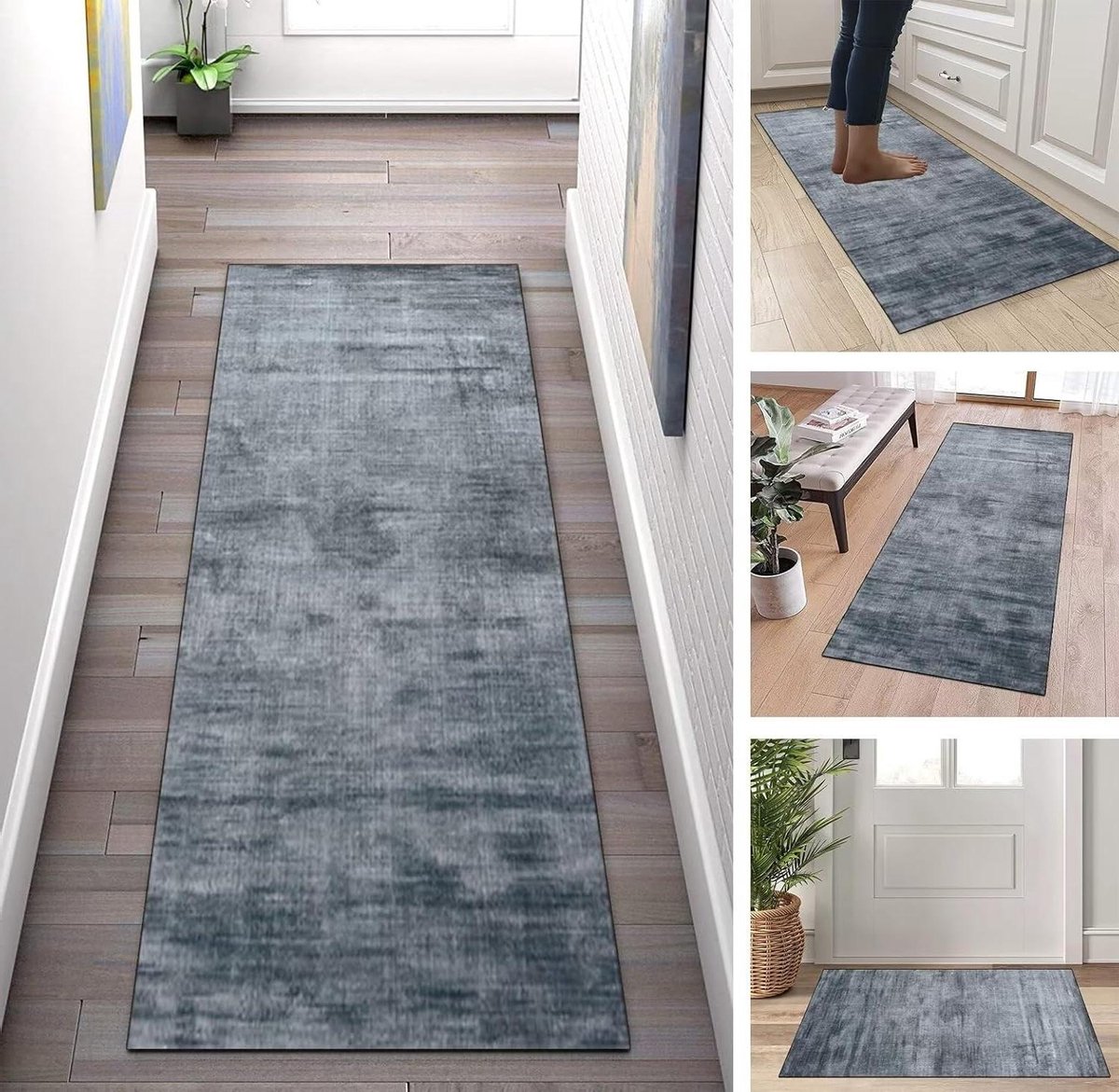Keuken Runner - Hal Loper Tapijt - Vloer Beschermen - Antislip Onderkant - 50 x 350 cm - G