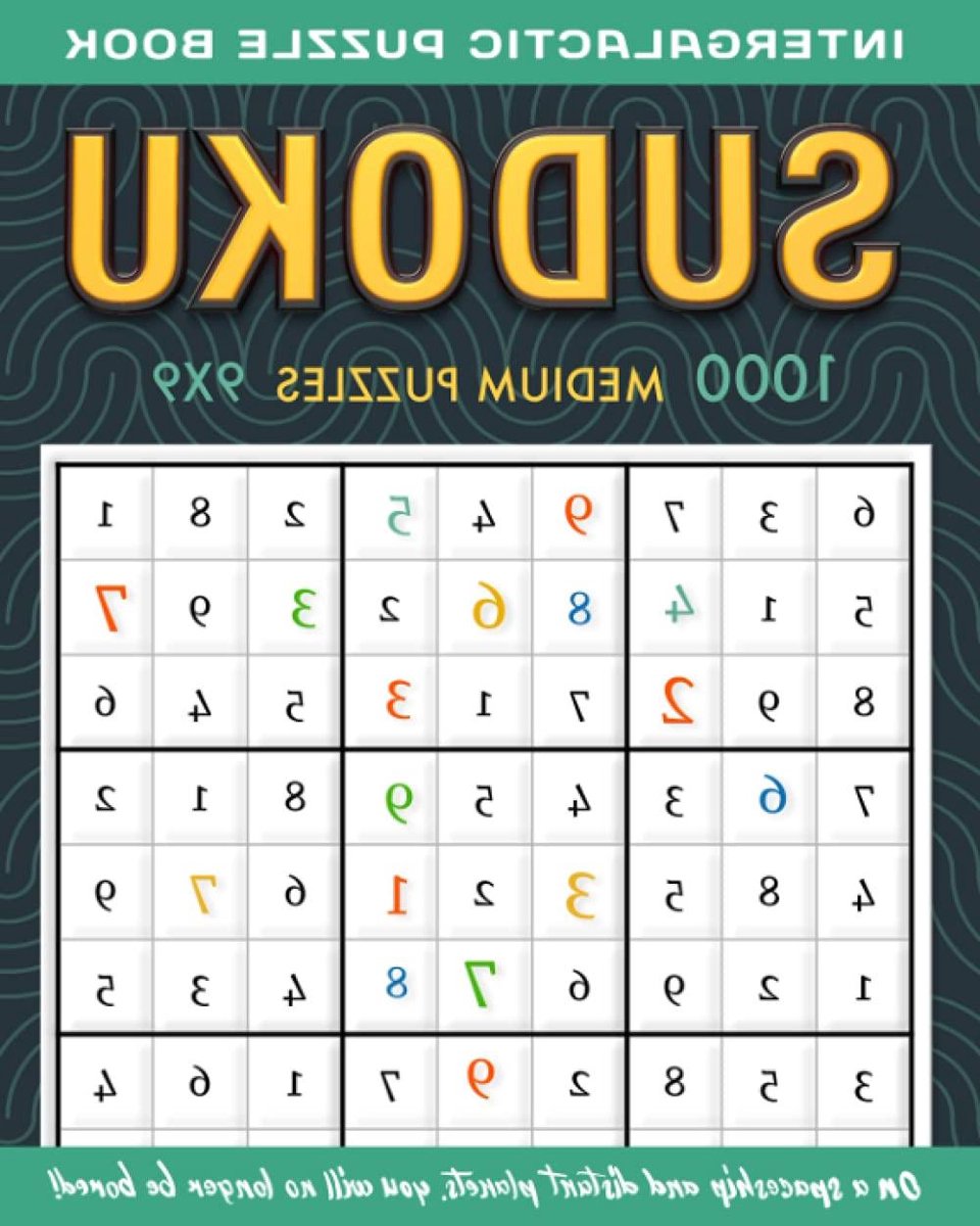 Sudoku Puzzelboek - Logische Puzzels - Uren Plezier - 1000 Medium Puzzels - 417 Pagina's - Zwart Wit