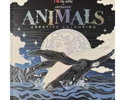 ArtMaker - I Love My Hobby - Animals Creative Colouring - Kleurboek voor Volwassenen - Animals Creative Colouring - Luxe Dieren Kleurboek voor Volwassenen - 48 Pagina's Ontspanning en Mindfulness