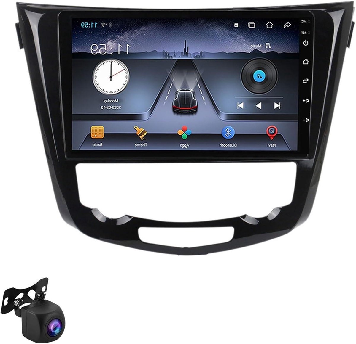Autoradio Touchscreen - Mediaspeler GPS - Navigatie Auto - Android 13 - 9 inch - A