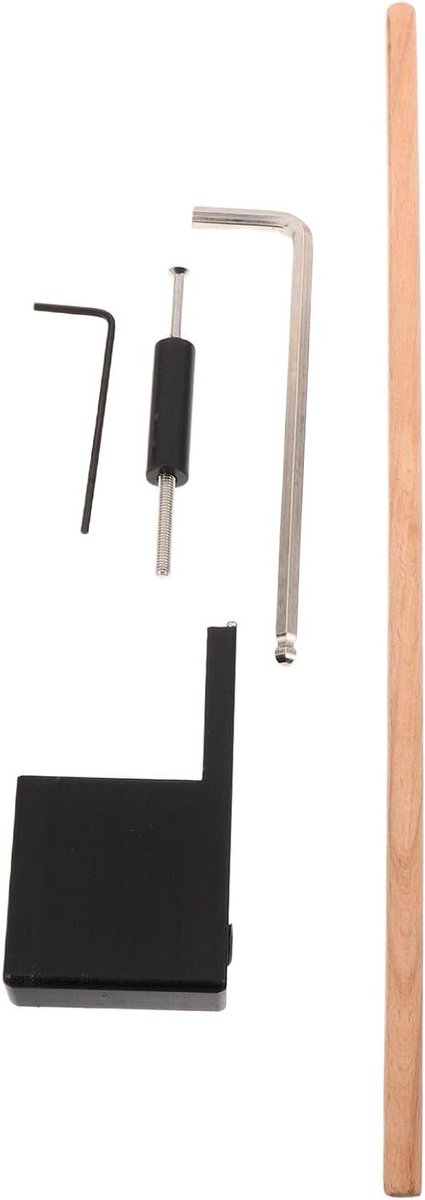 Gitaar Onderhoudsset - Luthier Gereedschap - Gitaar Afstelling - 5 Delige Set - 87 Gram - Zwart