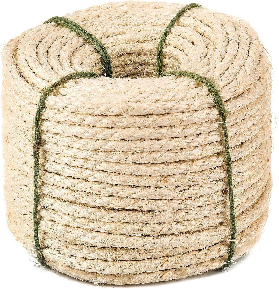 Hennep Touw - Jute Touw Sisal - Krabpaal Reparatie - Natuurlijk Materiaal - 50 meter - Wit