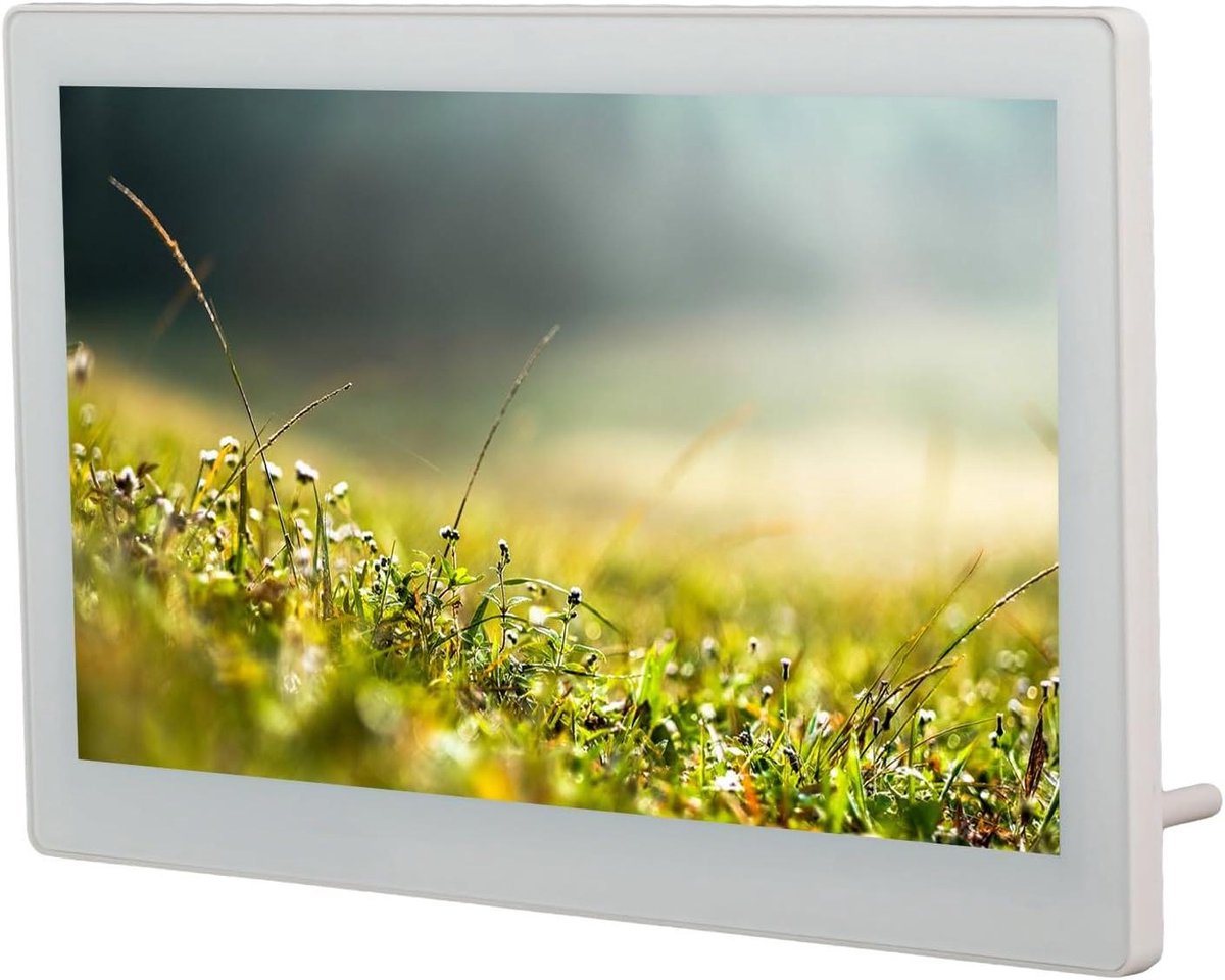 Digitale Fotolijst - Slimme Lijst WiFi - Foto's Delen - IPS HD Scherm - 152 inch - Zwart