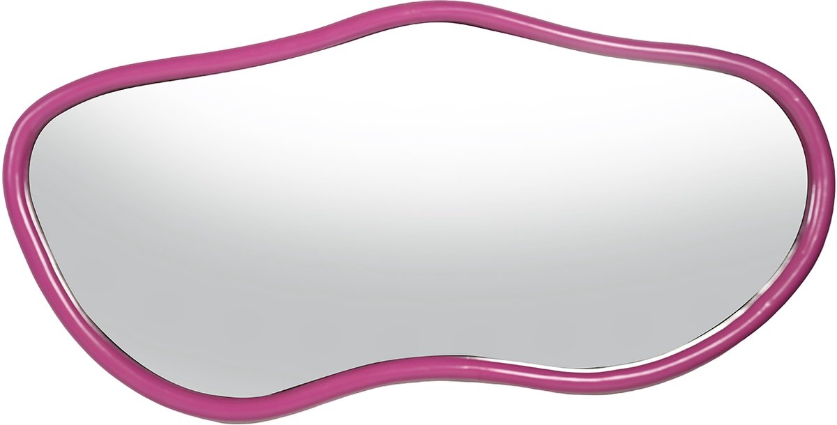 by Mooss - Spiegel - Pink - Pink - 140x70cm - Organisch - Vrolijk - Trendy - Hip - Uniek