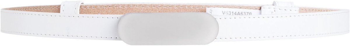 Vanzetti Leren riem 20mm Leather Belt W75 White wit