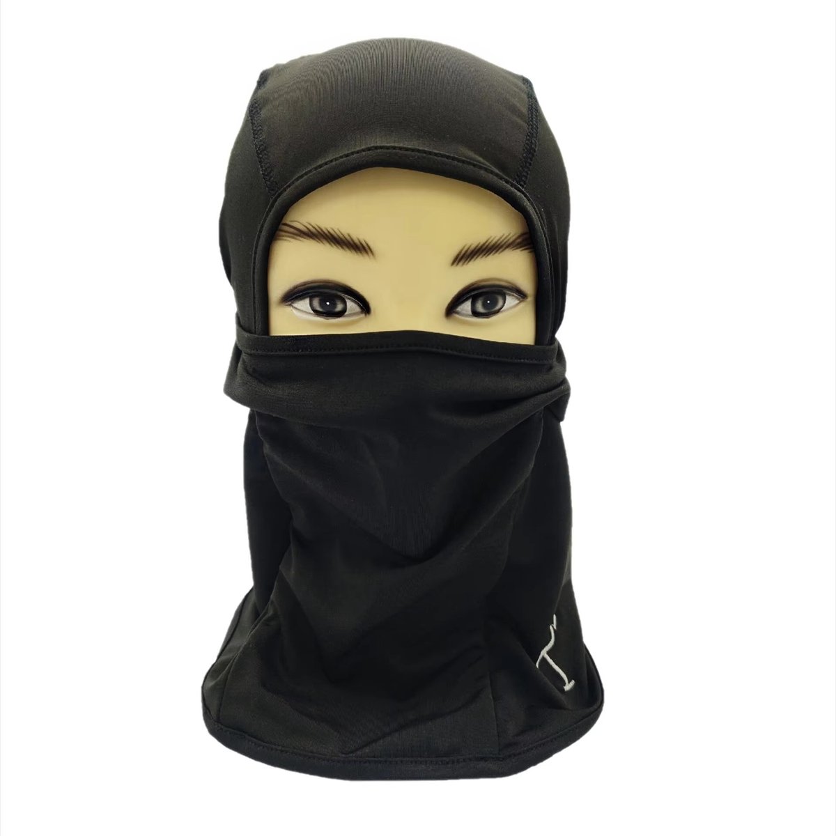 Balaclava-Strecht-Unisex Zwart