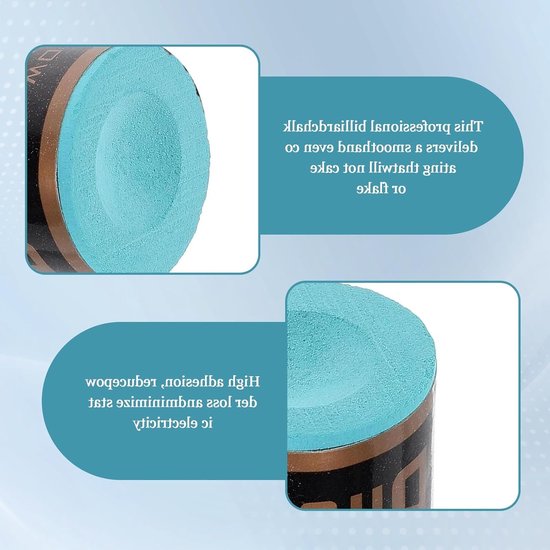 Dailygoods - Biljartkrijt voor Biljartkeu - Poeder Accessoires van Dailygoods — afbeelding 2